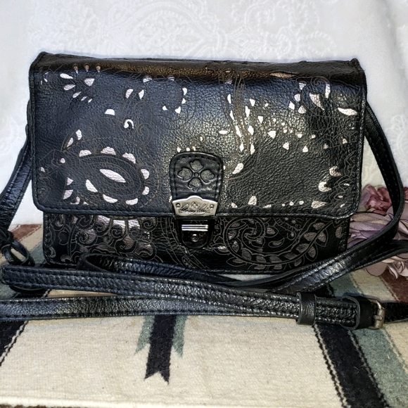 Patricia Nash Lanza Crossbody Clutch Wristlet